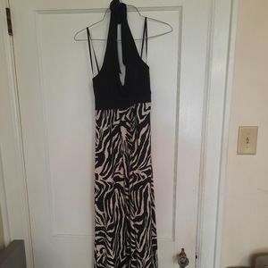 Love Zebra Halter Dress